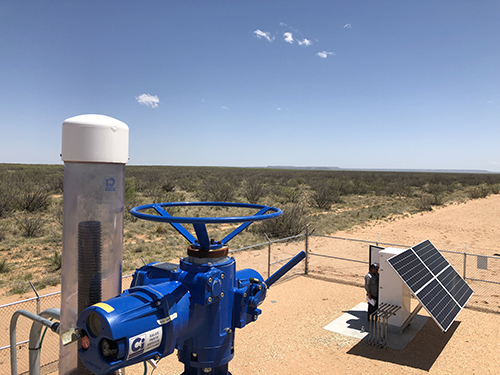 Solar is a clean reliable power source for powering electric valve actuators in remote area.